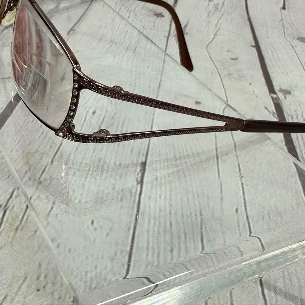 vtg versace Stylish Eyeglasses frames with Case designer